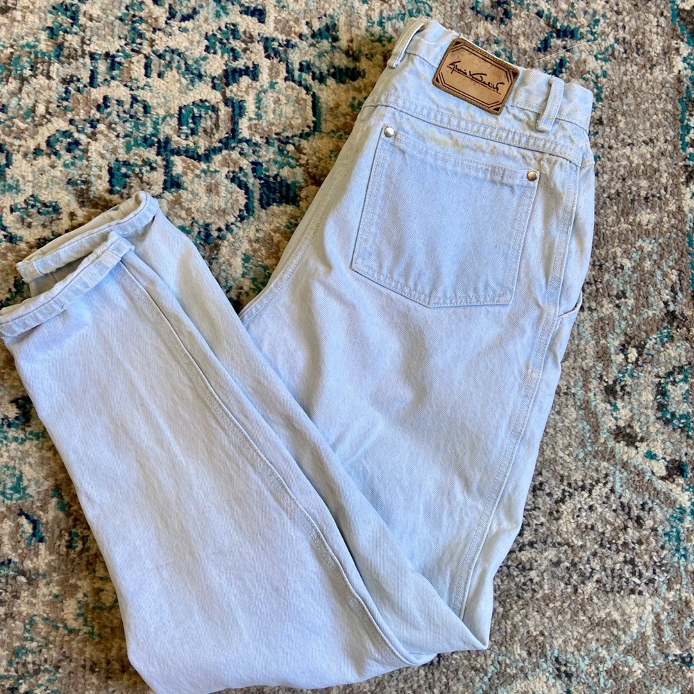 Gloria Vanderbilt Vintage light wash denim high waisted jeans